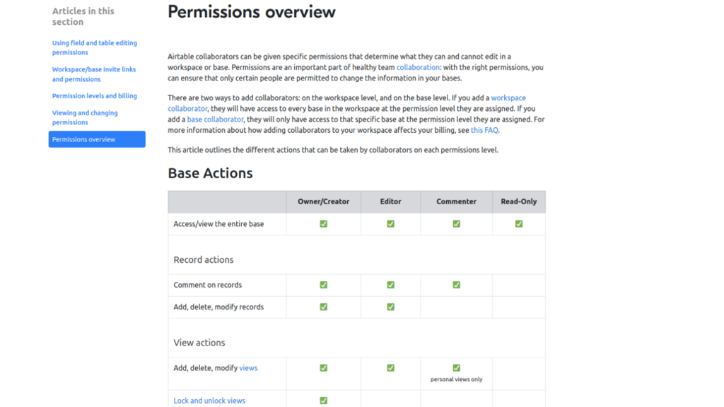 airtable permissions